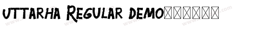 Uttarha Regular Demo字体转换
